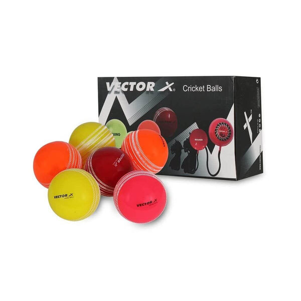 Vector-x Swing Cricket Wind Ball (Pack of 6)