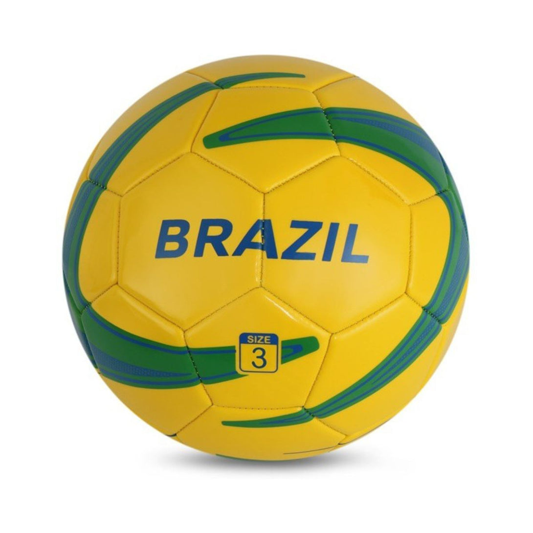 Vector X Brazil Hand Stitched Football (Size 3, 5)