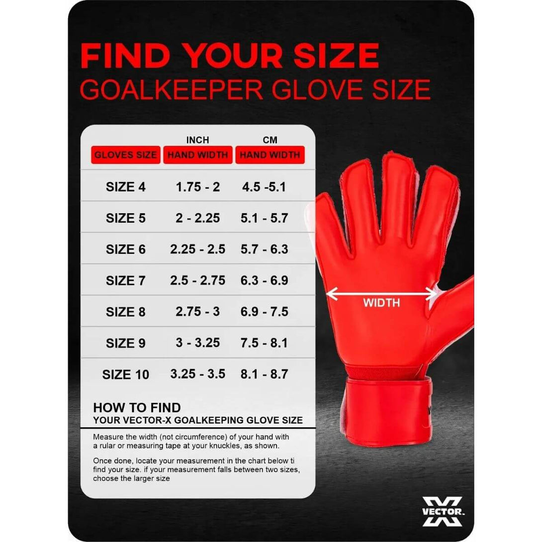 Vector X Quantum Grip Football GoalKeeper Gloves