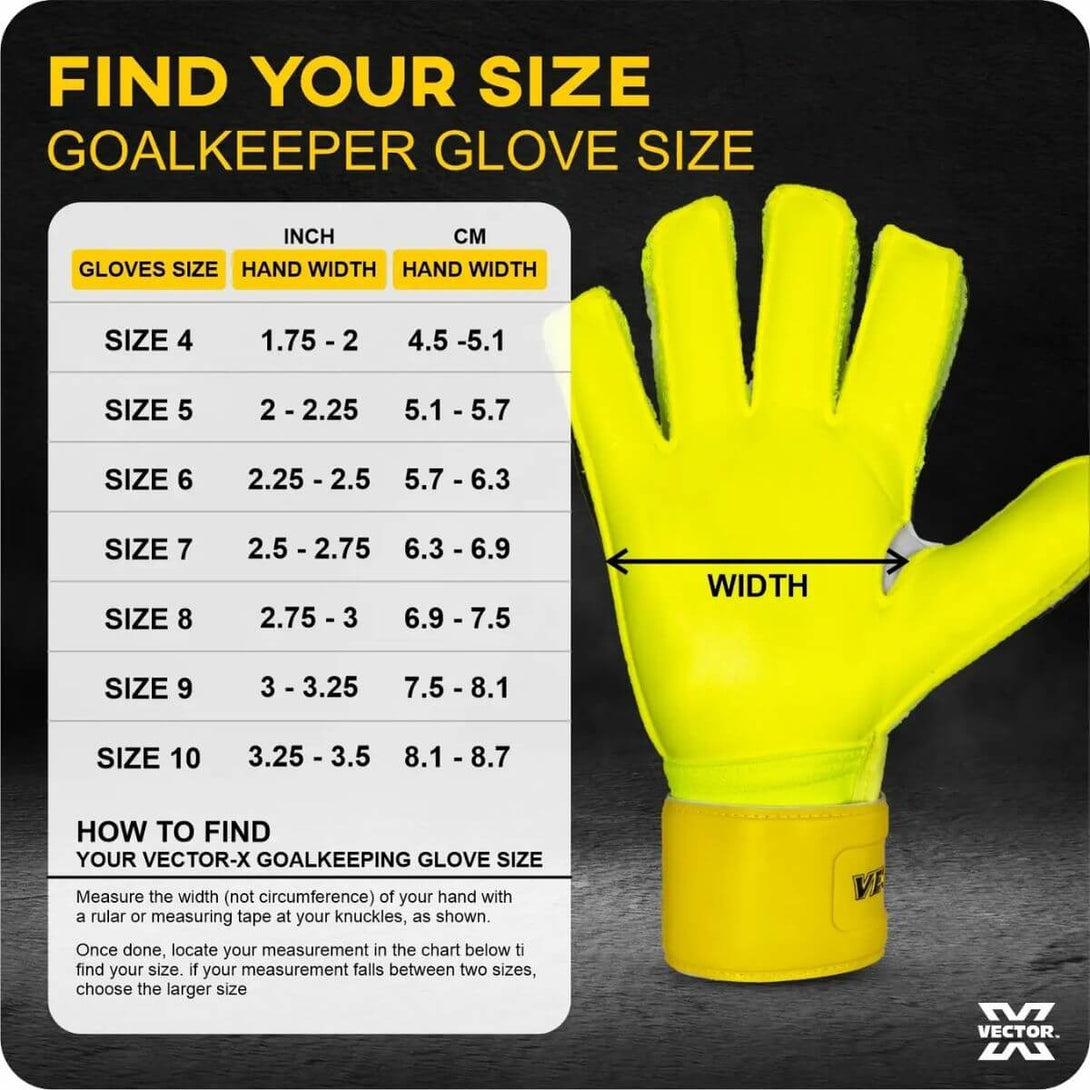 Vector X Quantum Grip Football GoalKeeper Gloves