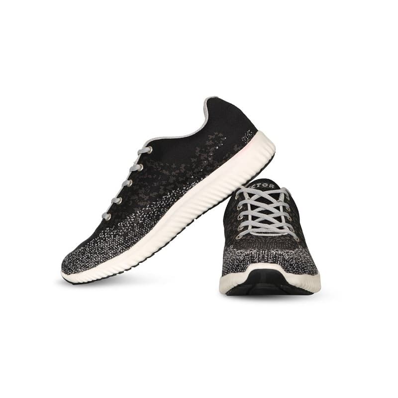 Vector X RS-7030 Men's Running Shoes (Black/Grey)