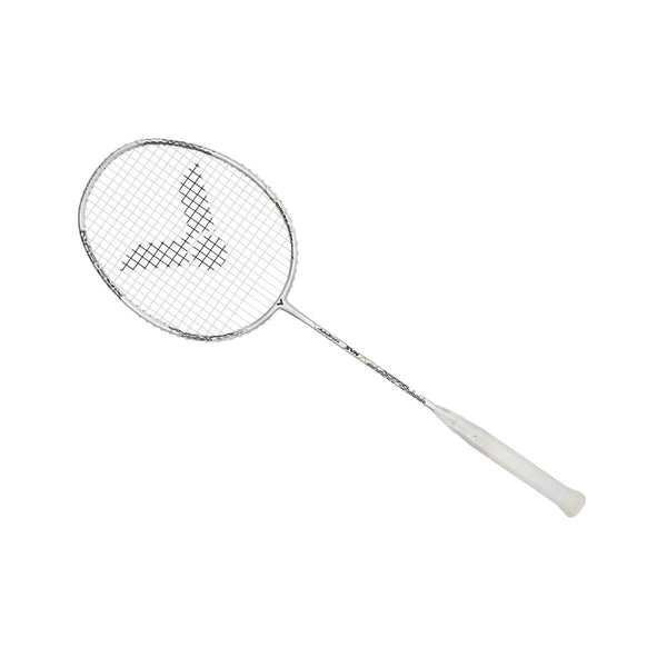 Victor AuraSpeed SYN S Professional Badminton Racquet (White)- 4U/G5