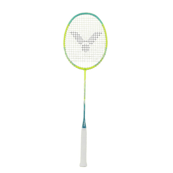 Victor Auraspeed 9 Badminton Racquet-Strung (Lime Green)