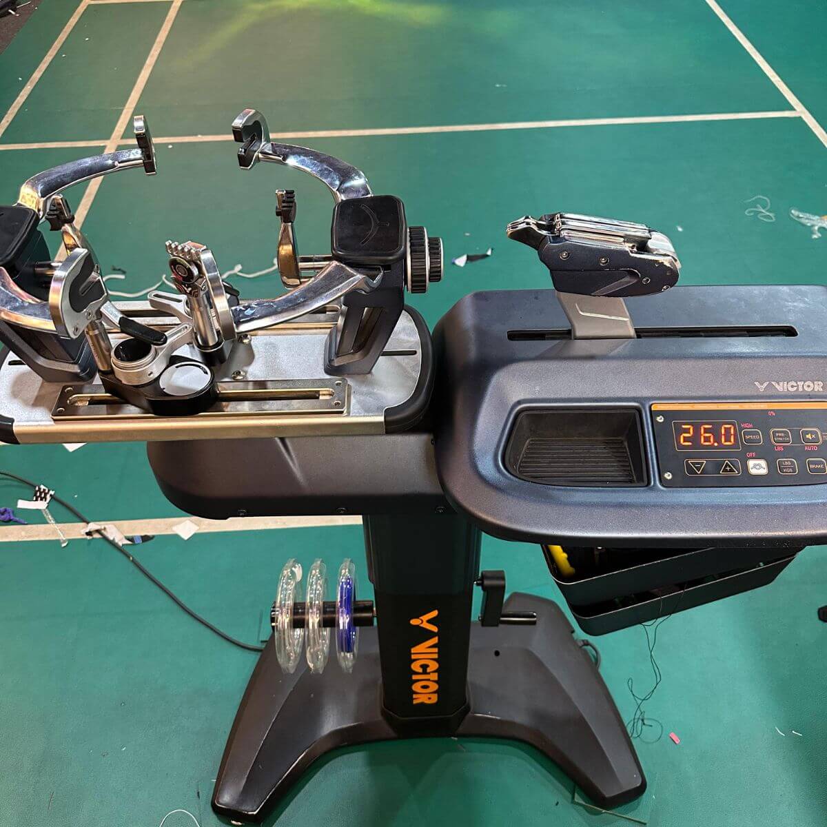 Automatic Stringing Machine Victor VE-50 Pro Badminton/Squash/Tennis Stringing Machine (Second Han ...
