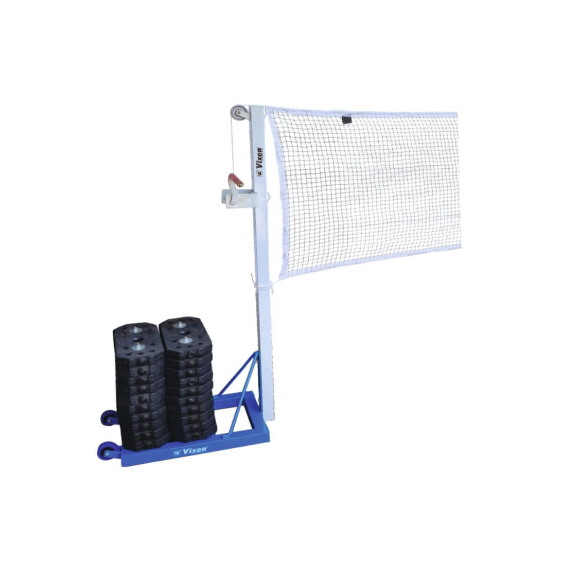 Vixen Movable 50MM Square Pipe Badminton Post With Net (200kg ...