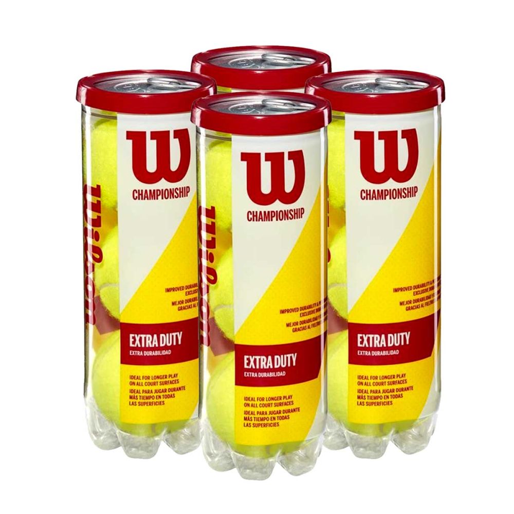 Wilson Championship Tennis Balls (4 Cans-12 Balls)