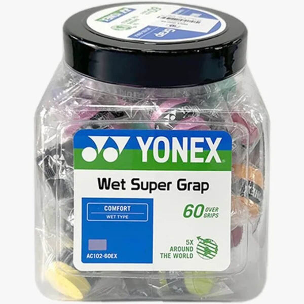 Yonex AC102T EX Badminton Grip (60 PC Jar)