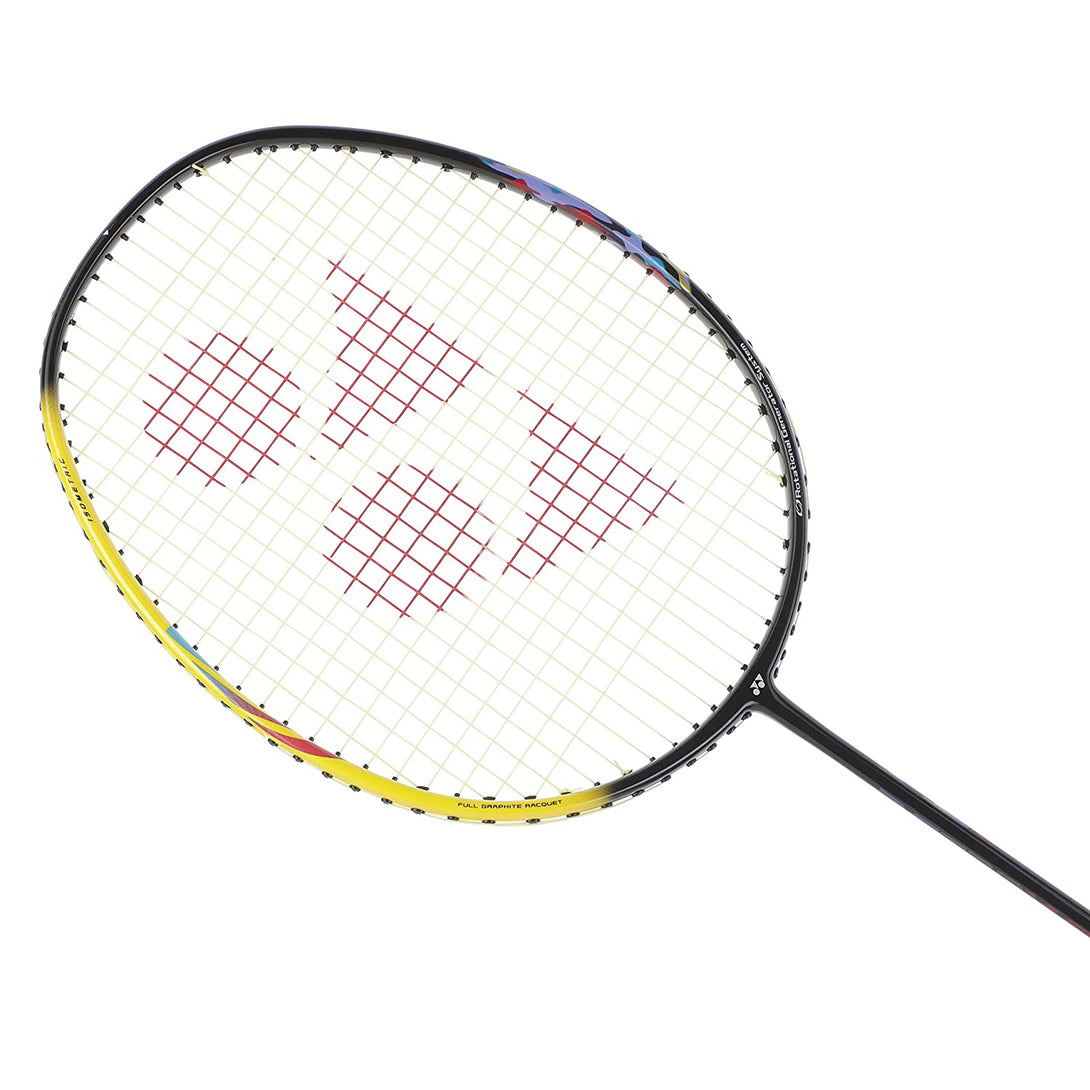 Yonex Astrox 01 Feel Badminton Racquet (Black/Yellow-Strung)
