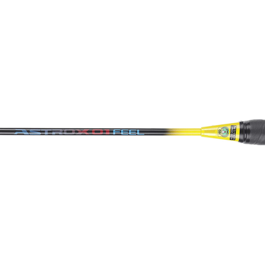Yonex Astrox 01 Feel Badminton Racquet (Black/Yellow-Strung)