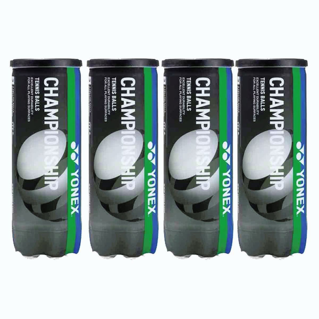 Yonex Championship (TB-CS3) Tennis Balls (4 Cans-12 balls)