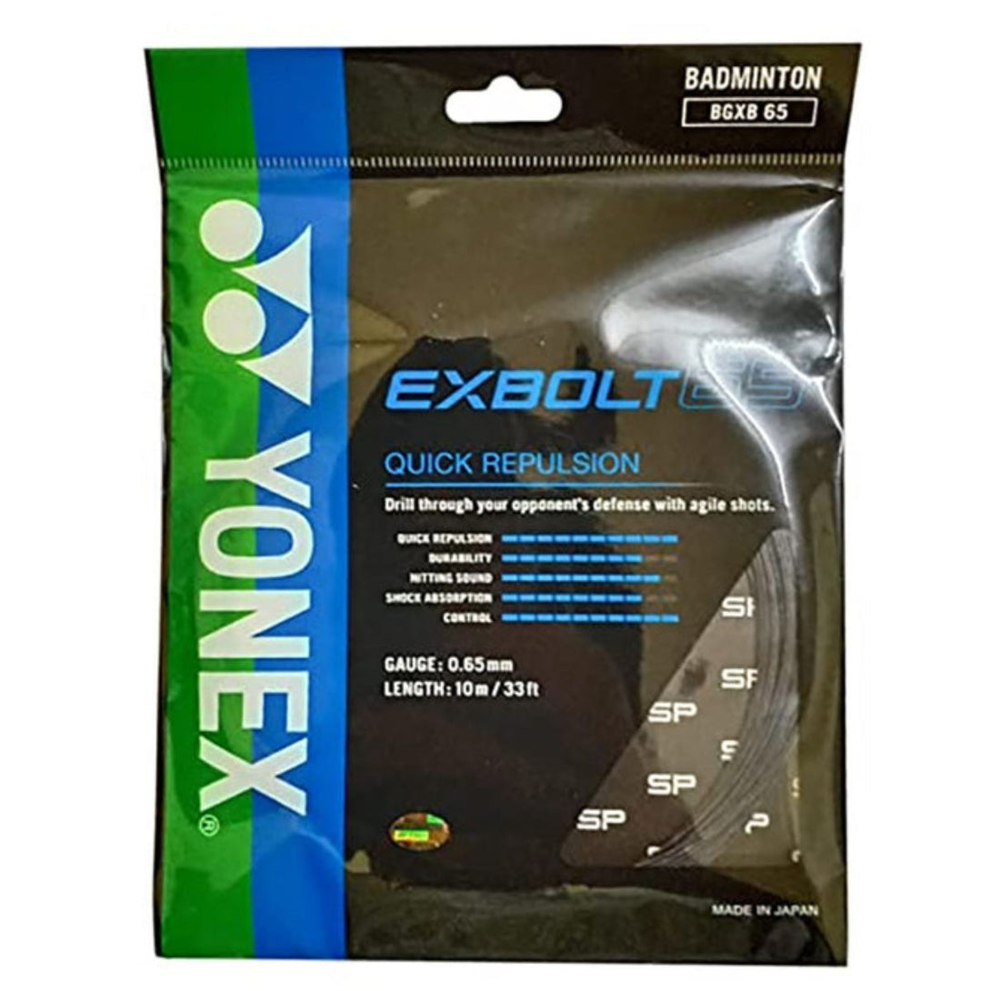 Exbolt String Yonex Exbolt 65 Badminton String – Sportswing.in