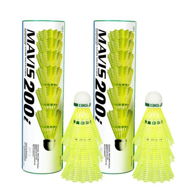 Yonex Mavis 200i Nylon Shuttlecock (Pack of 2)