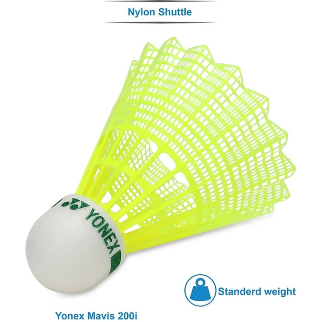 Yonex Mavis 200i Nylon Shuttlecock (Pack of 2)