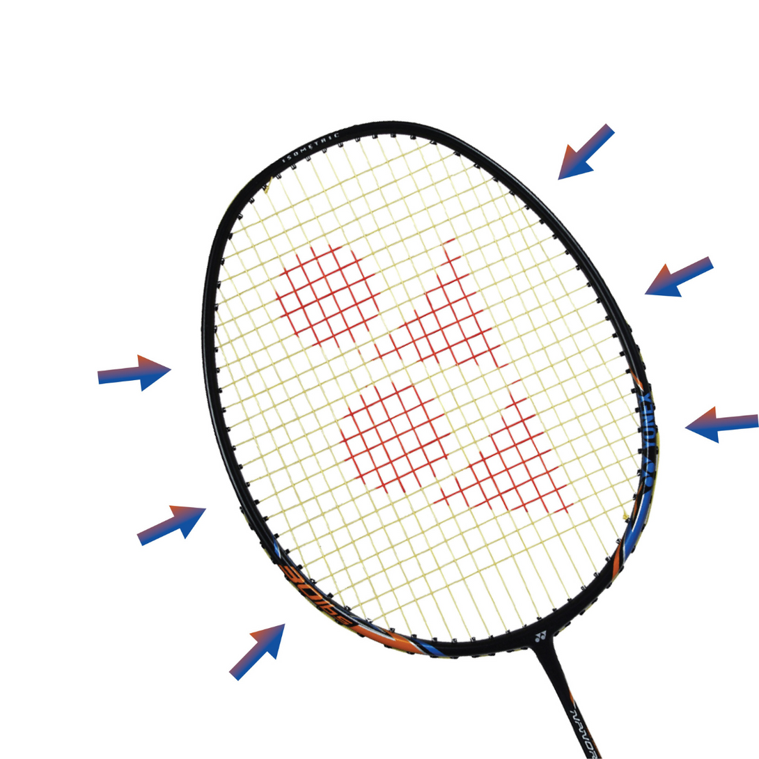 Yonex Nanoray 18I Badminton Racquet (Black-Strung)