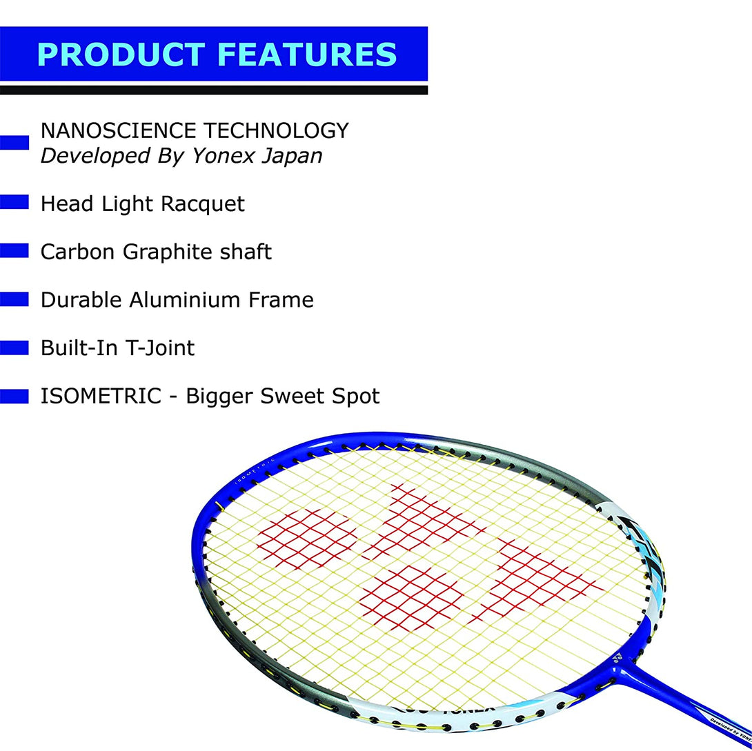 Yonex Nanoray 7000I Badminton Racquet with free Full Cover