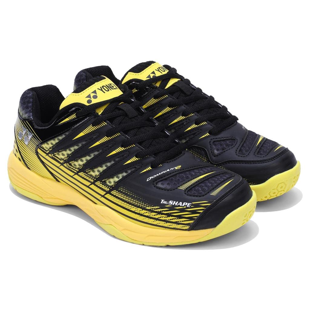Yonex Tour Dominant 2 Mens Badminton Shoes (Black NeonYellow)