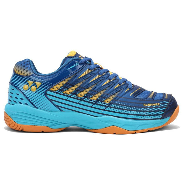 Yonex Tour Dominant 2 Mens Badminton Shoes (Sailor BlueBright AquaMustard Gold)