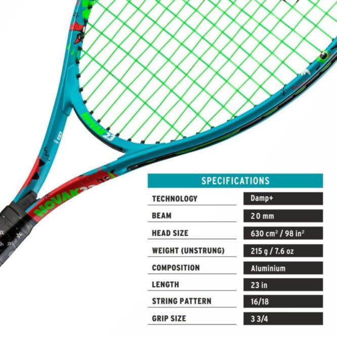 Head Novak 23 Tennis Racquet (4)