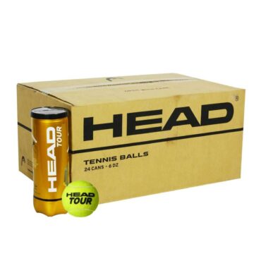 Head Tour (Pet Can) Tennis Balls (24Cans-72 Balls)