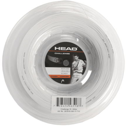 Head Challenge Tennis String Reel(white-200M)