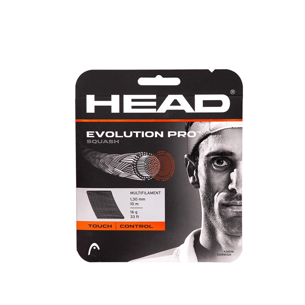 HEAD EVOLUTION PRO SQUASH STRING (black)