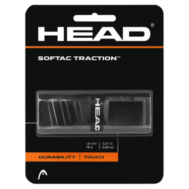 Head Softac Traction Tennis Replacement Grip(Black)