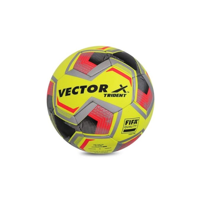 Buy Vector X Trident Rubberised Thermo Fusion Football - Yellow Red