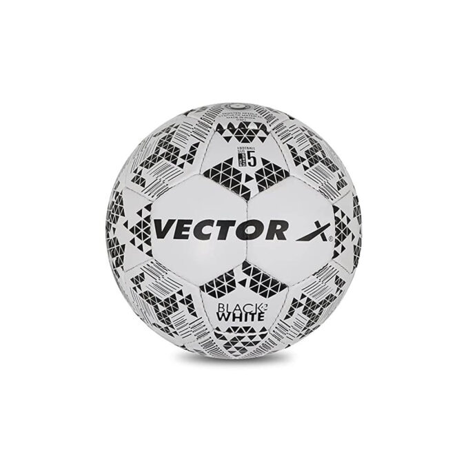 Vector X Black & White Football (Size-5)