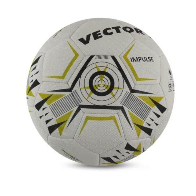 Vector X Impulse Football (White-Green, Size 5) (1)