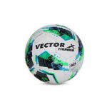 Vector-X Thunder Rubberized Football -Green (Size 5)