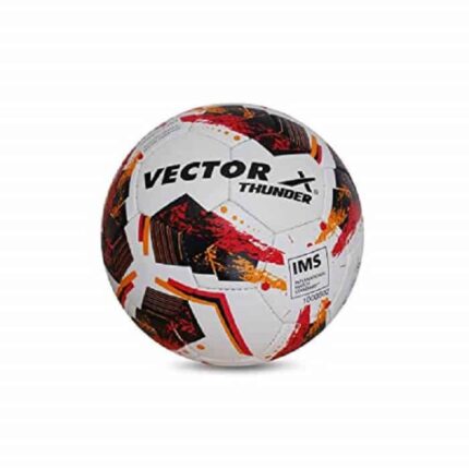 Vector-X Thunder Rubberized Football - Orange (Size 5)