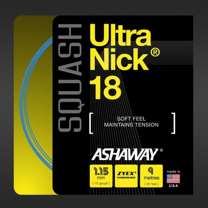 Ashaway Ultra Nick 18 Squash Strings