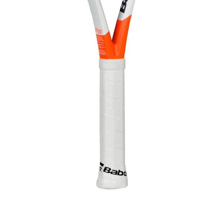 Bablot Pure Strike Super Lite Unstrung Tennis Racket(White/Red)(260g)
