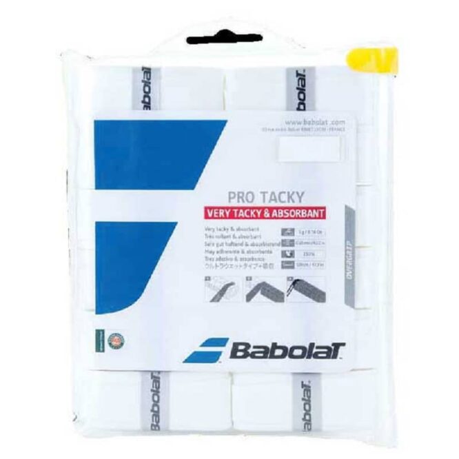 Babolat Pro Tacky X12 Tennis Over Grip White