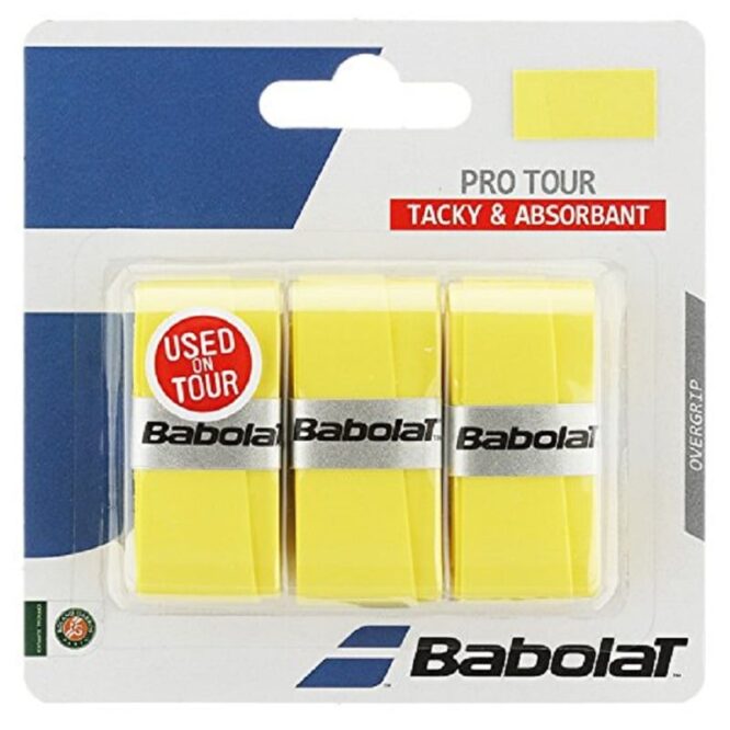 Babolat VS Original X3 Tennis Overgrips Yellow(0.022gms)
