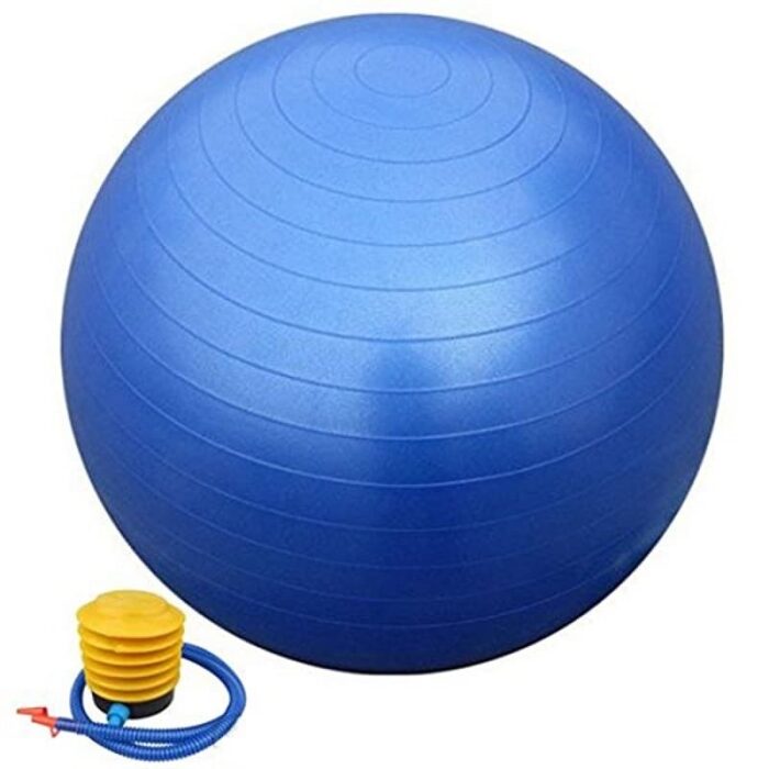 Nivia Anti Burst Ball With Foot Pump (95cm) Gym & Fitness