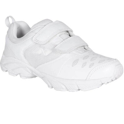 Nivia Pro Lite Kids School Shoes (White)