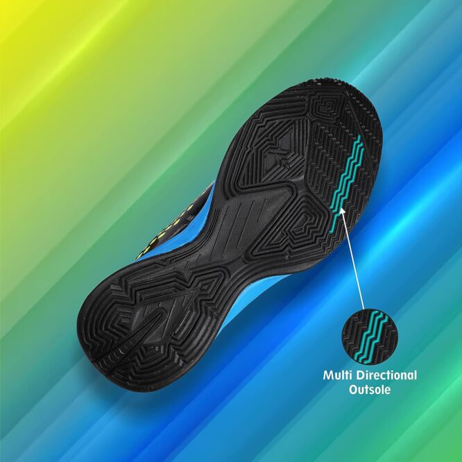Nivia Warrior-1 Basketball Shoes (BlackBlue)