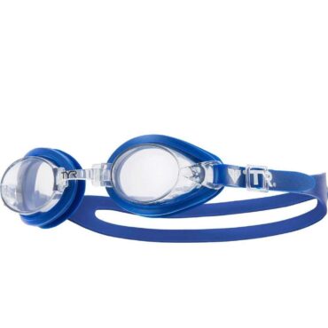 TYR Kids Qualifier Swim Goggles (Clear/Blue)