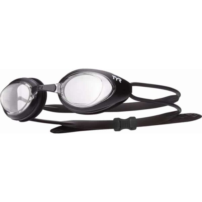 TYR Hawk Racing Goggles (Clear/Black)