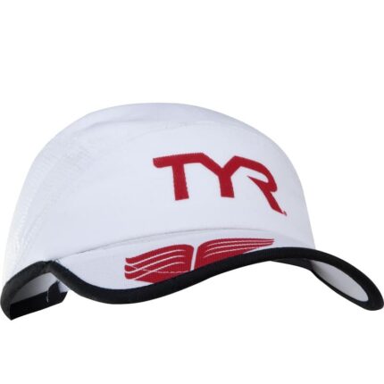 TYR LRUNCAP Competitor Running Cap (White)
