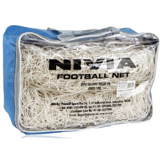 Nivia Square Mesh Football Net Size (7.32l*2.44H mtr.Sq)