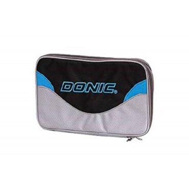 Donic Classic Single Bat Cover Black/Blue Table Tennis Kit Bags