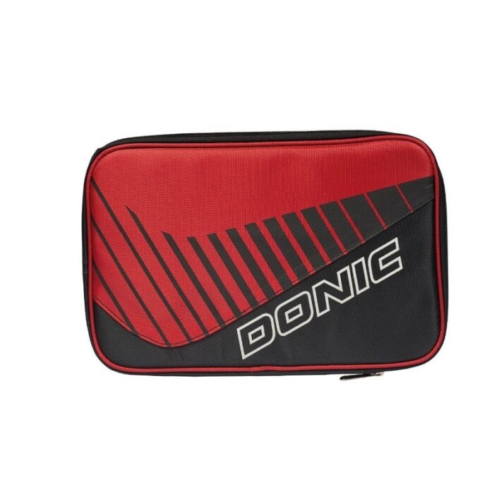 Donic Scan Double Bat Cover (Red/Black) Table Tennis Kit Bags