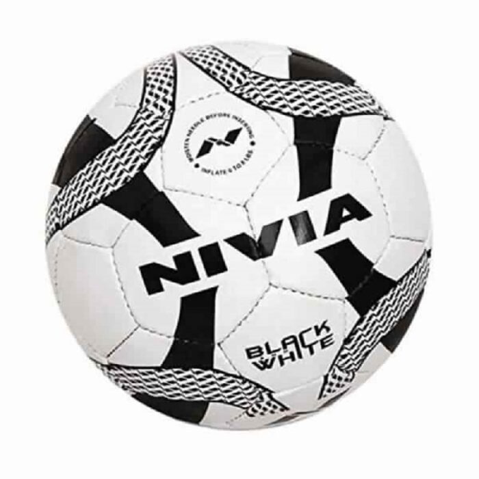 Nivia Black & White Size-4 Football