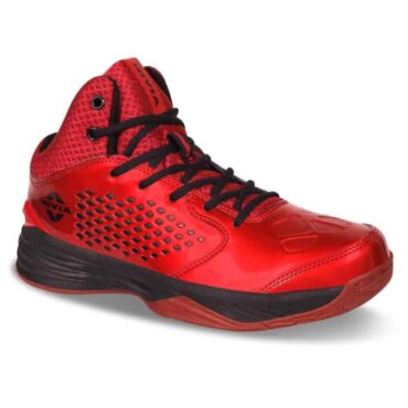 Nivia Warrior-1 Basketball Shoes (Red/Black)