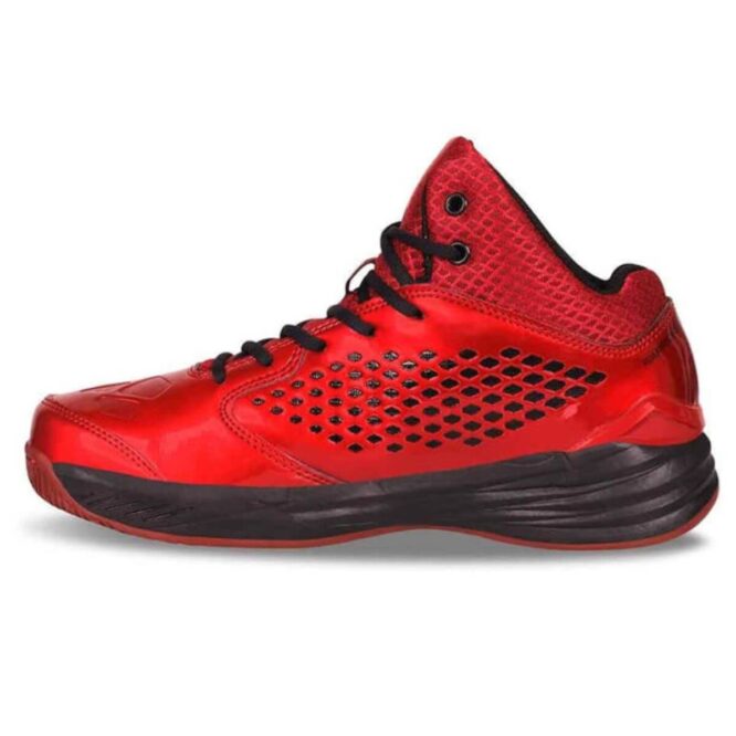 Nivia Warrior-1 Basketball Shoes (Red/Black) P2