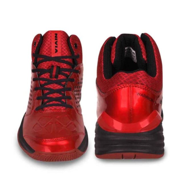 Nivia Warrior-1 Basketball Shoes (Red/Black) P3