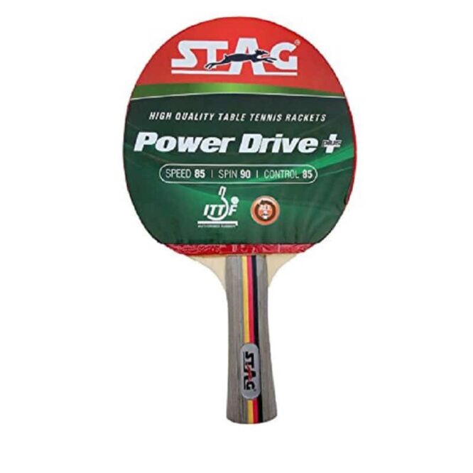 Stag Power Drive Plus Ittf Approved Metal Table Tennis Racquet