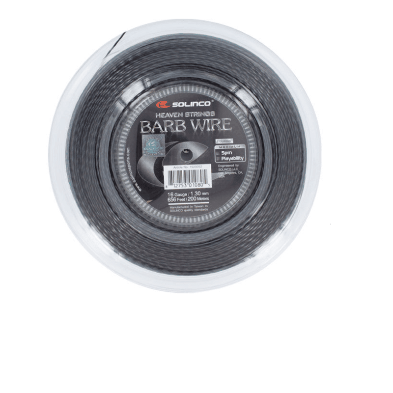 Solinco Barb Wire 16 Tennis String Reel (200m)